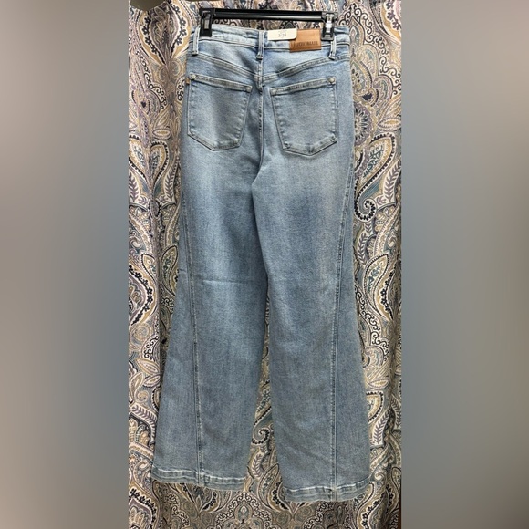 Judy Blue Light Wash Flare Jeans - Style # 88766 - Picture 2 of 6